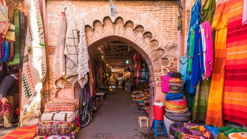 Momento comprinhas em Marrakech